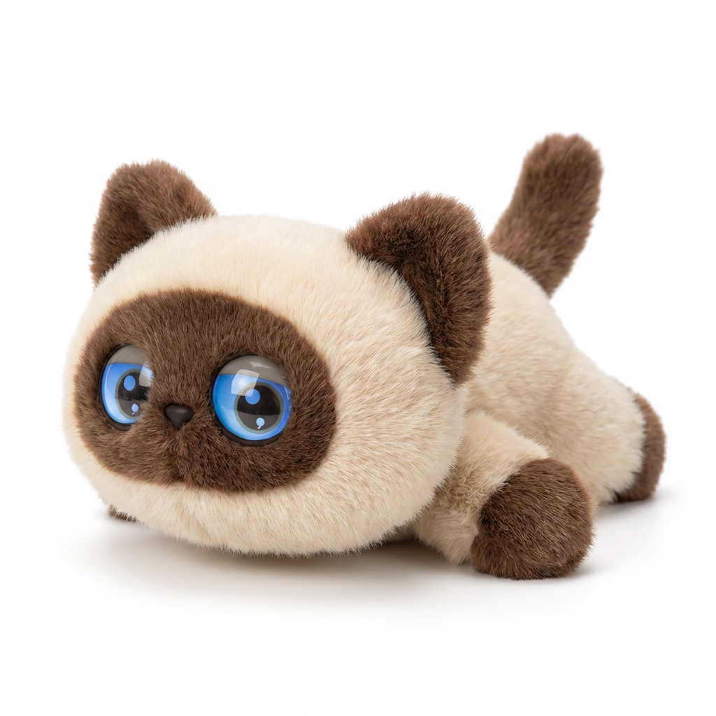 AI Chat Smart Siamese Cat Plush Pal