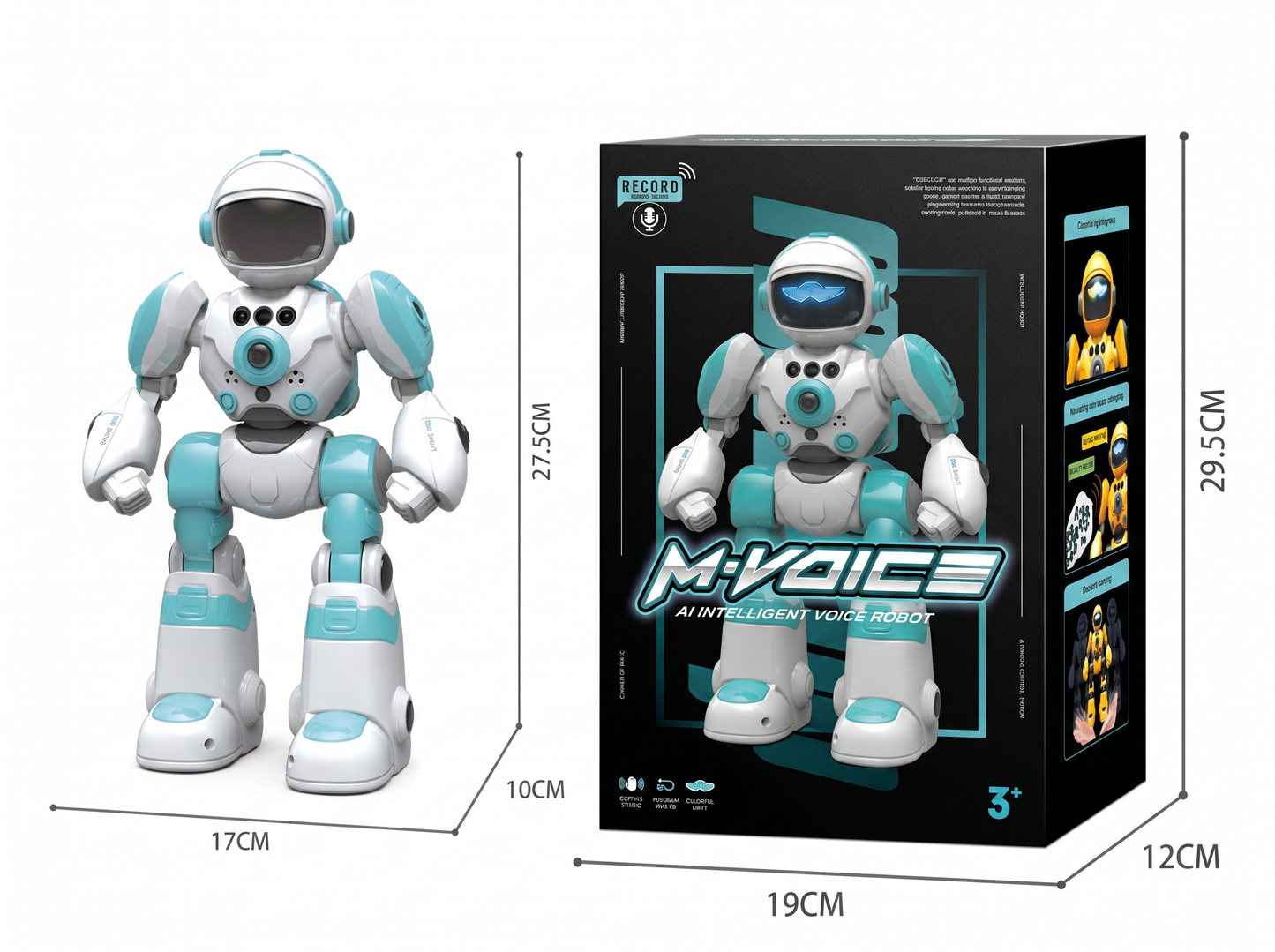 Intelligent RC Robot Toy Voice Gesture